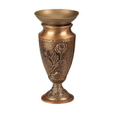 Vaso da fiori monumentale in ottone, 27 x 13,5 cm